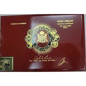 Arturo Fuente Don Carlos The Man's 80th "Eye of the Shark" Empty Cigar Box SEE
